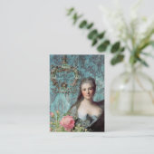 Le Patissier Madame Pompadour-Visitenkarte Visitenkarte (Stehend Vorderseite)