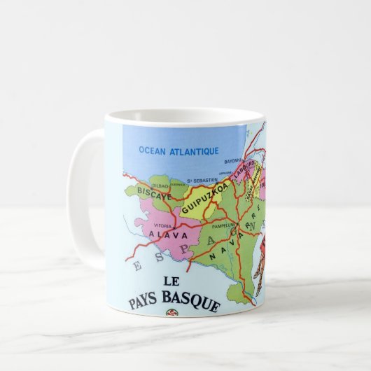 Le Pays Baskische Tasse (Vorderseite Links)