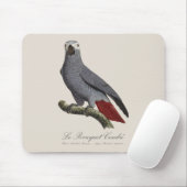Le Perroquet Cendre - Illustration aus dem 19. Jah Mousepad (Mit Mouse)