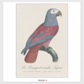 Le Perroquet cendre Tapire Aufkleber (Blatt)