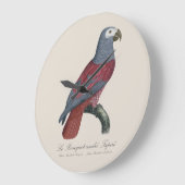 Le Perroquet cendre Tapire Große Wanduhr (Winkel)