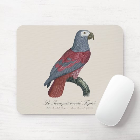 Le Perroquet cendre Tapire Mousepad (Mit Mouse)