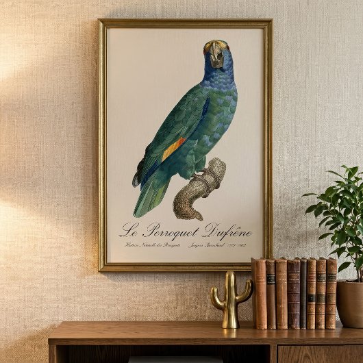 Le Perroquet Dufrene / Blaupecker Amazon Fotodruck