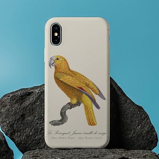 Le Perroquet Jaune ecaille de rouge Case-Mate iPhone Hülle