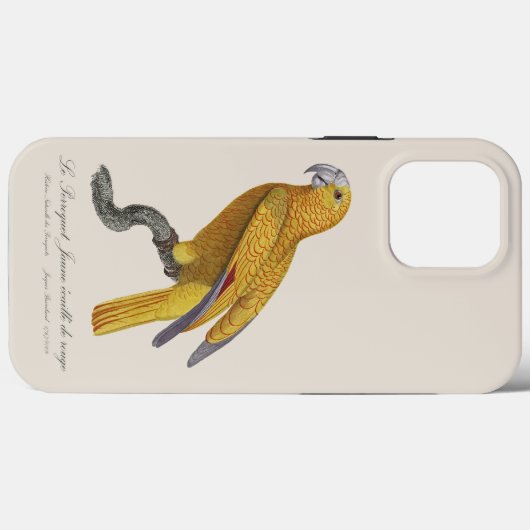Le Perroquet Jaune ecaille de rouge Case-Mate iPhone Hülle (Rückseite (Horizontal))