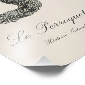 Le Perroquet Jaune ecaille de rouge Fotodruck (Ecke)