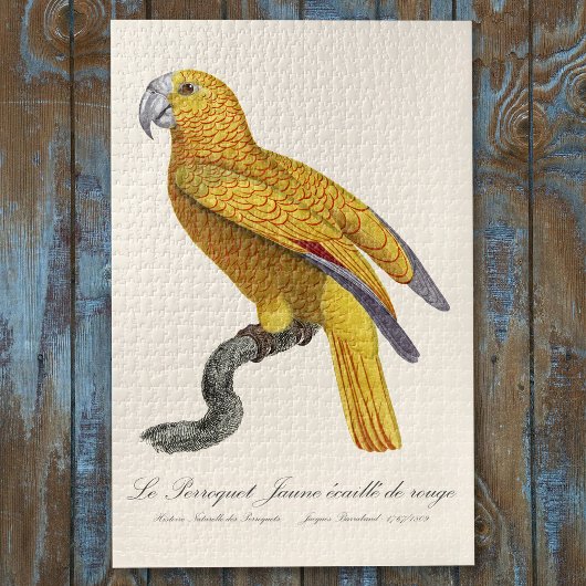 Le Perroquet Jaune ecaille de rouge Puzzle