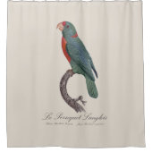 Le Perroquet Langlois Duschvorhang (Vorderseite)