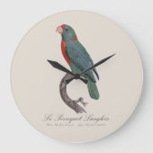 Le Perroquet Langlois Große Wanduhr (Vorderseite)