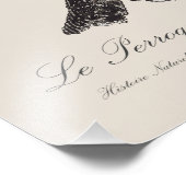 Le Perroquet Maipouri / Schwarzkopfpapagei Fotodruck (Ecke)