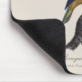 Le Perroquet Maipouri / Schwarzkopfpapagei Mousepad (Ecke)