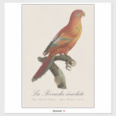 Le Perruche ecarlate Aufkleber (Blatt)