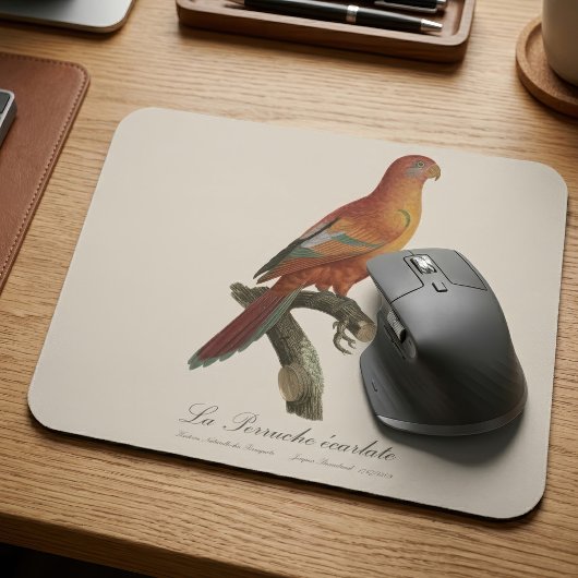 Le Perruche ecarlate Mousepad
