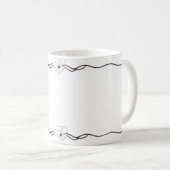 Le Petit Cafe Monogram Floral Tasse (VorderseiteRechts)