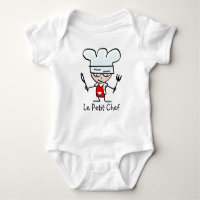 Le petit chef Cartoon T-Shirt für Kinder und Babys