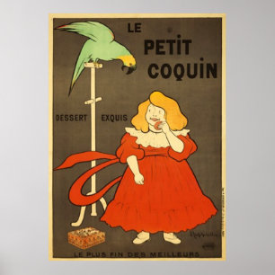 Le Petit Coquin von Cappiello Vintage Werbung Poster