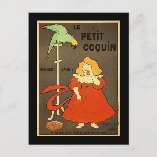 Le Petit Coquin von Cappiello Vintage Werbung Postkarte (Vorderseite)
