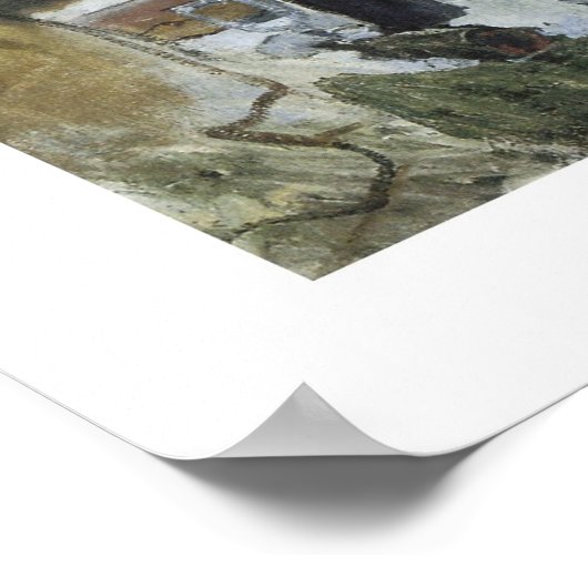 Le Petit Dejeuner Sur L'Herbe Poster (Ecke)