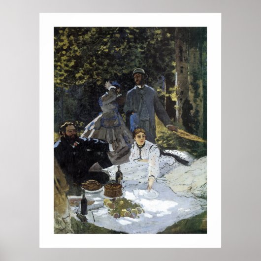 Le Petit Dejeuner Sur L'Herbe Poster (Vorne)