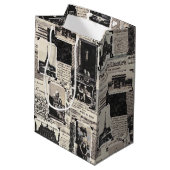 Le Petit Francais Illustre Mittlere Geschenktüte (Rückseite Schrägansicht)