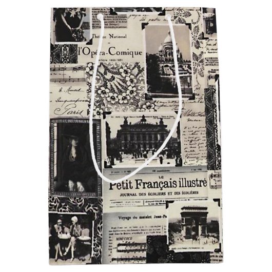 Le Petit Francais Illustre Mittlere Geschenktüte (Vorderseite)