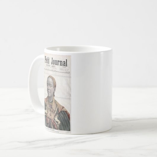 Le Petit Journal Ethiopian Empress Taytu Notebook Kaffeetasse (Vorderseite Links)