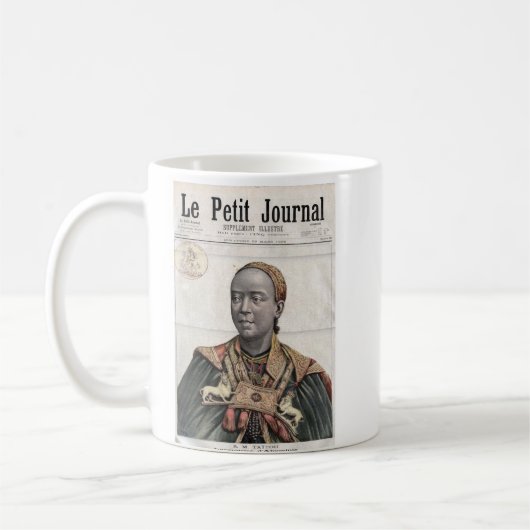 Le Petit Journal Ethiopian Empress Taytu Notebook Kaffeetasse (Links)