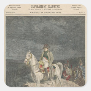 Le Petit Journal Quadratischer Aufkleber