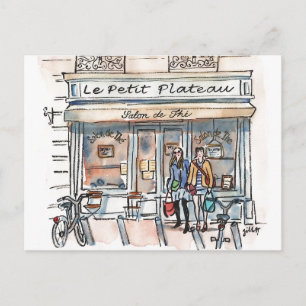 LE PETIT PLATEAU Paris Einladungspostkarte