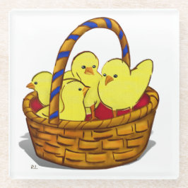 Le Petit Poule OsterDECOR 1 Glasuntersetzer
