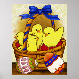 Le Petit Poule Ostervolk Kunst Poster