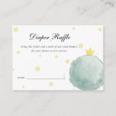 Le Petit Prince Baby Dusche | Diaper Raffle Begleitkarte (Vorderseite)