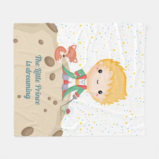 Le Petit Prince Little Prince Fleecedecke (Vorderseite (Horizontal))