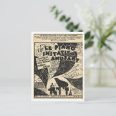 Le Piano Imitatif et Amusant, Notenblatt Postkarte (Stehend Vorderseite)