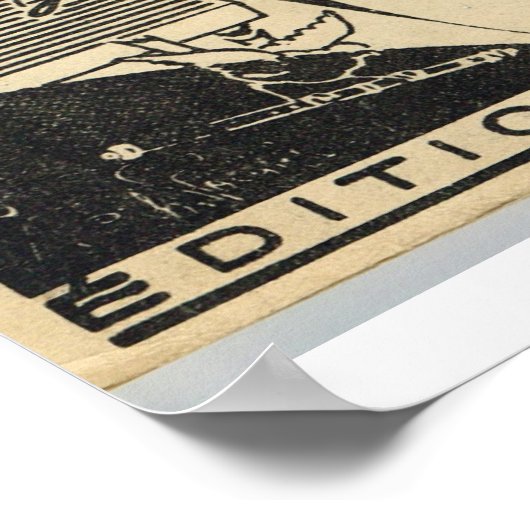 Le Piano imitatif et amusant Poster (Ecke)