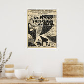 Le Piano imitatif et amusant Poster (Küche)