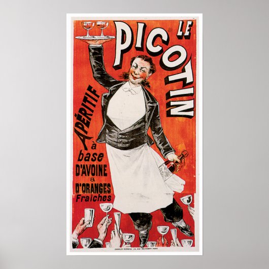 Le Picotin Vintage Küche und Kunst Poster (Vorne)