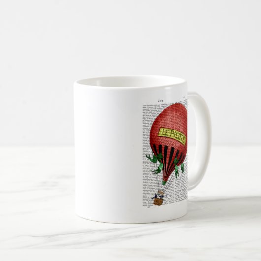 Le Pilote Heißluftballon 2 Kaffeetasse (VorderseiteRechts)