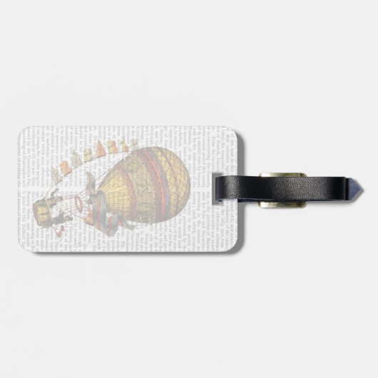 Le Pilote Heißluftballon Gepäckanhänger (Rückseite horizontal)