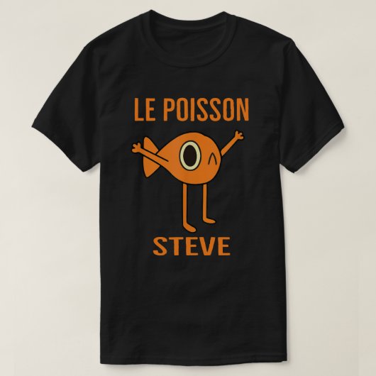 Le Poisson Steve Funny Fish for Kids women Men T-Shirt (Design vorne)