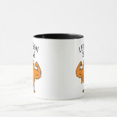 Le Poisson Steve Funny Muskel Fish Cartoon Tasse (Zentrum)