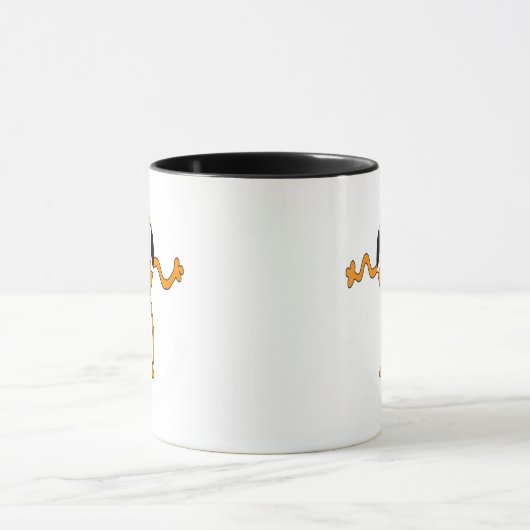 Le Poisson Steve Funny Orange Fish Tasse (Zentrum)