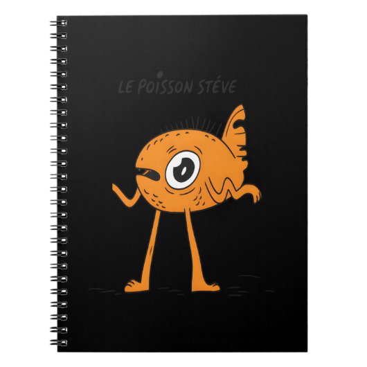 Le Poisson Steve Niedlich & Funny Notizblock (Vorderseite)