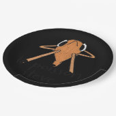 Le Poisson Steve Niedlich Meme Pappteller (Schrägansicht)