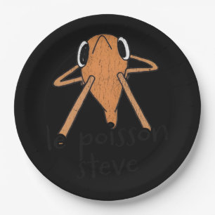Le Poisson Steve Niedlich Meme Pappteller