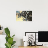 Le Pont de L'Europe, 1876 Poster (Heimbüro)