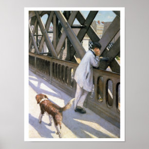 Le Pont de L'Europe: Detail eines stillstehenden Poster