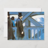 Le Pont de l'Europe von Gustave Caillebotte (Vorderseite)
