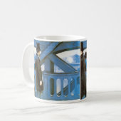 Le Pont de l'Europe von Gustave Caillebotte Kaffeetasse (Vorderseite Links)