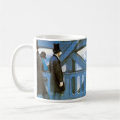Le Pont de l'Europe von Gustave Caillebotte Kaffeetasse (Links)